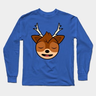 Relaxing Reindeer Ecstatica Long Sleeve T-Shirt